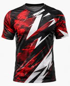 Custom Red & Black Combat Jersey – Team Uniform Bulk Orders, Low MOQ, Personalized Name & Number