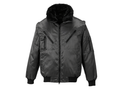 Custom Pilot Hooded Jacket Workwear Dark Grey B2B Low Jacket Manufacturer