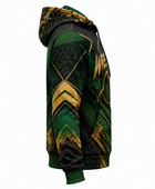 Custom Wrestling Hoodie | Wholesale Wrestling Team Hoodie | Forest Green Black Gold | Apparels Bridge