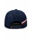 Axe Throwing Cap Navy Red Crossed-Axe Custom Venue Hat Wholesale