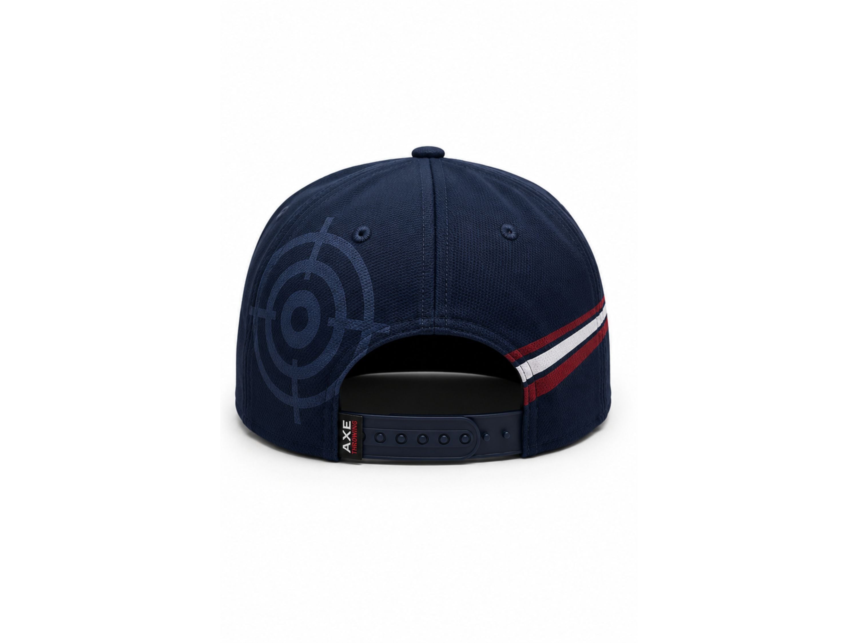 Axe Throwing Cap Navy Red Crossed-Axe Custom Venue Hat Wholesale