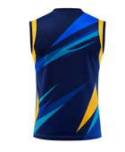 Custom Navy Football Practice Jersey – Sleeveless Soccer Training Vest