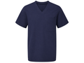 Short Sleeve V-Neck Hospitality Tunic Navy | B2B Low MOQ Hospitality Workwear Manufacturer