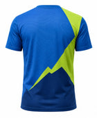 Custom Blue Lime Climbing Staff Shirt – Wholesale Gym Uniform