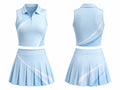 Light Blue Pickleball Uniform – Team Jersey & Shorts, Wholesale Bulk, Low MOQ