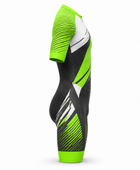 Custom Cycling Skin Suit | Wholesale Aero Race Suit | Black Lime Green White | Apparels Bridge