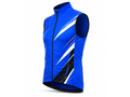Custom Cycling Gilet Vest | Wholesale Cycling Team Vest | Blue Black White | Apparels Bridge