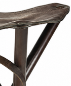 Leather Hunting Stool B2B Hunting Accessories Dark Brown