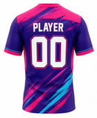 Custom Lacrosse Practice Jersey – Navy Pink Abstract Wholesale Team Shirt