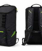 Custom Powerlifting Gym Backpack | Wholesale Strength Training Gear Bag | Black Lime Green | Apparels Bridge