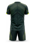 Green& Lime Archery Uniform – Wholesale Team Jersey & Shorts, Low MOQ, Bulk Performance Set