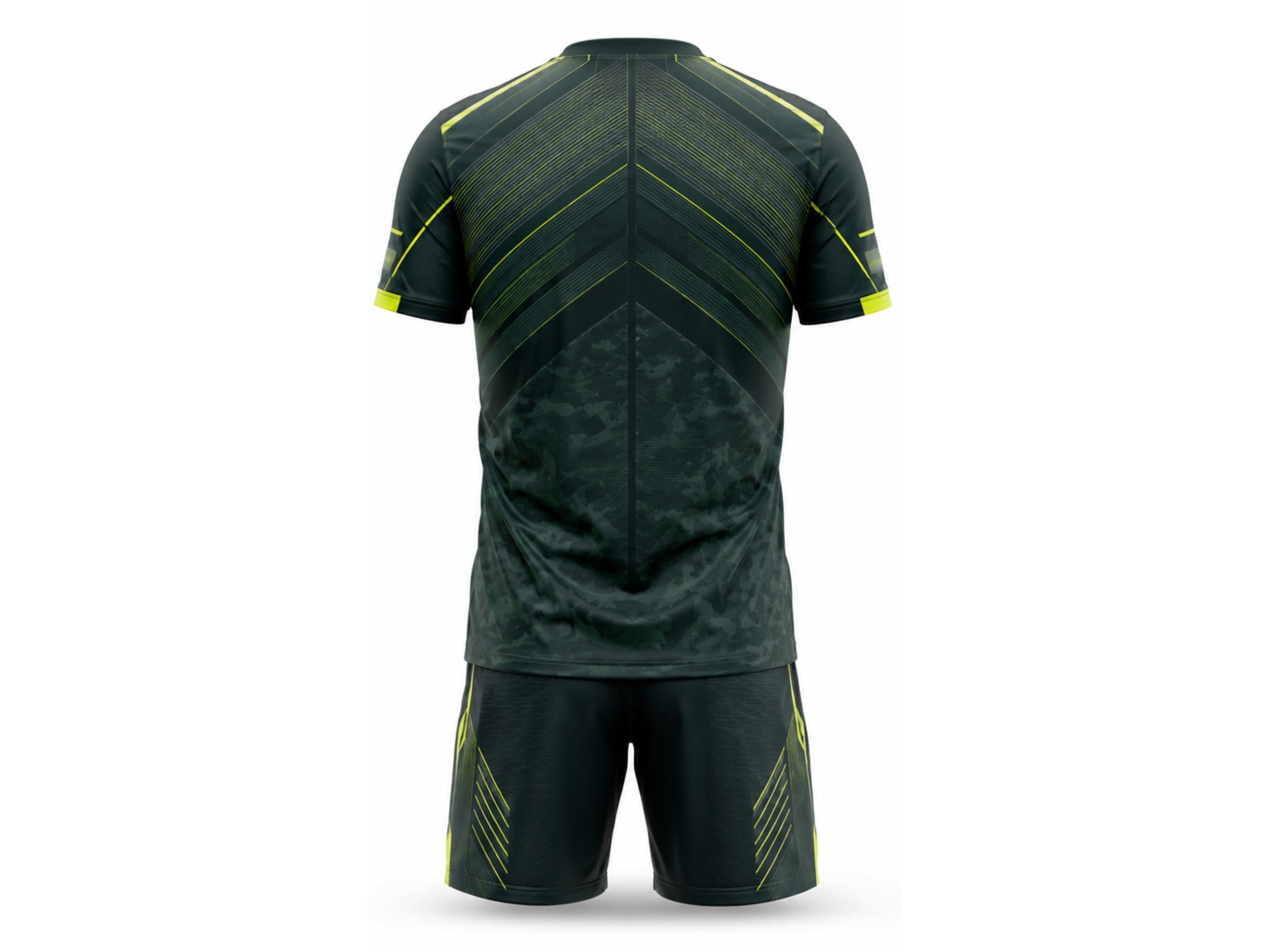 Green& Lime Archery Uniform – Wholesale Team Jersey & Shorts, Low MOQ, Bulk Performance Set
