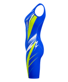 Custom Women One-Piece Team Suit – Royal Blue Wholesale Team Singlet