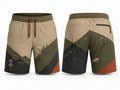 Beige, Olive & Orange Disc Golf Shorts – Team Performance Wear, Wholesale Bulk, Low MOQ