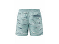 Custom Fishing Shorts – Light Blue Fish-Print, Wholesale, Low MOQ, Bulk Sportswear