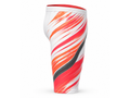 Custom Men’s Swim Jammer – White Orange Wholesale Swim Team Shorts