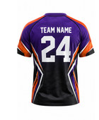 Purple & Black Corn Hole Jersey – Bulk Team Jersey, Low MOQ, Wholesale Sportswear