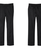 Boys’ Pull-On Straight Fit School Uniform Pant Black | B2B Low MOQ Wholesale