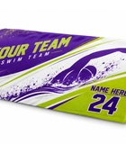 Custom Swim Team Towel – Purple Lime Wholesale Team Towel