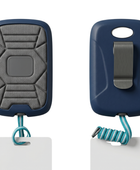 Ski Pass Holder with Coiled Cord and Metal Clip B2B Low MOQ Ski Accessories Manufacturer