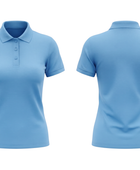 Custom Sky Blue School Polo Shirt Bulk School Uniform Manufacturer