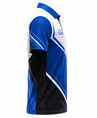 Custom Esports Tournament Staff Polo Shirt | Wholesale Gaming Event Staff Shirt | Blue White Black | Apparels Bridge