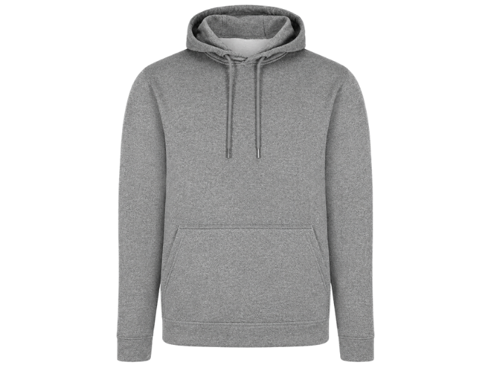 Pullover Training Hoodie Light Grey | B2B Low MOQ Personal Trainer Workwear Manufacturer front design preview