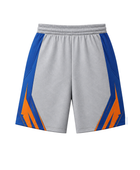Gray & Blue Chase Tag Shorts – Bulk Activewear, Low MOQ, Wholesale Training & Lifestyle Shorts