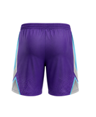 Custom Purple Cricket Shorts – Silver Teal Team Training Shorts