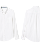 School Adaptive Long Sleeve Shirt White | B2B Low MOQ Wholesale