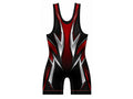 Red & Black Wrestling Uniform – Performance Team Singlet, Wholesale Bulk, Low MOQ