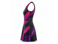 Custom Women’s Padel Dress Black Magenta Teamwear Wholesale