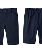Custom Boys Navy Blue Stretch School Uniform Shorts B2B