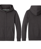 School Adaptive Fleece Hoodie Charcoal Grey | B2B Low MOQ Wholesale