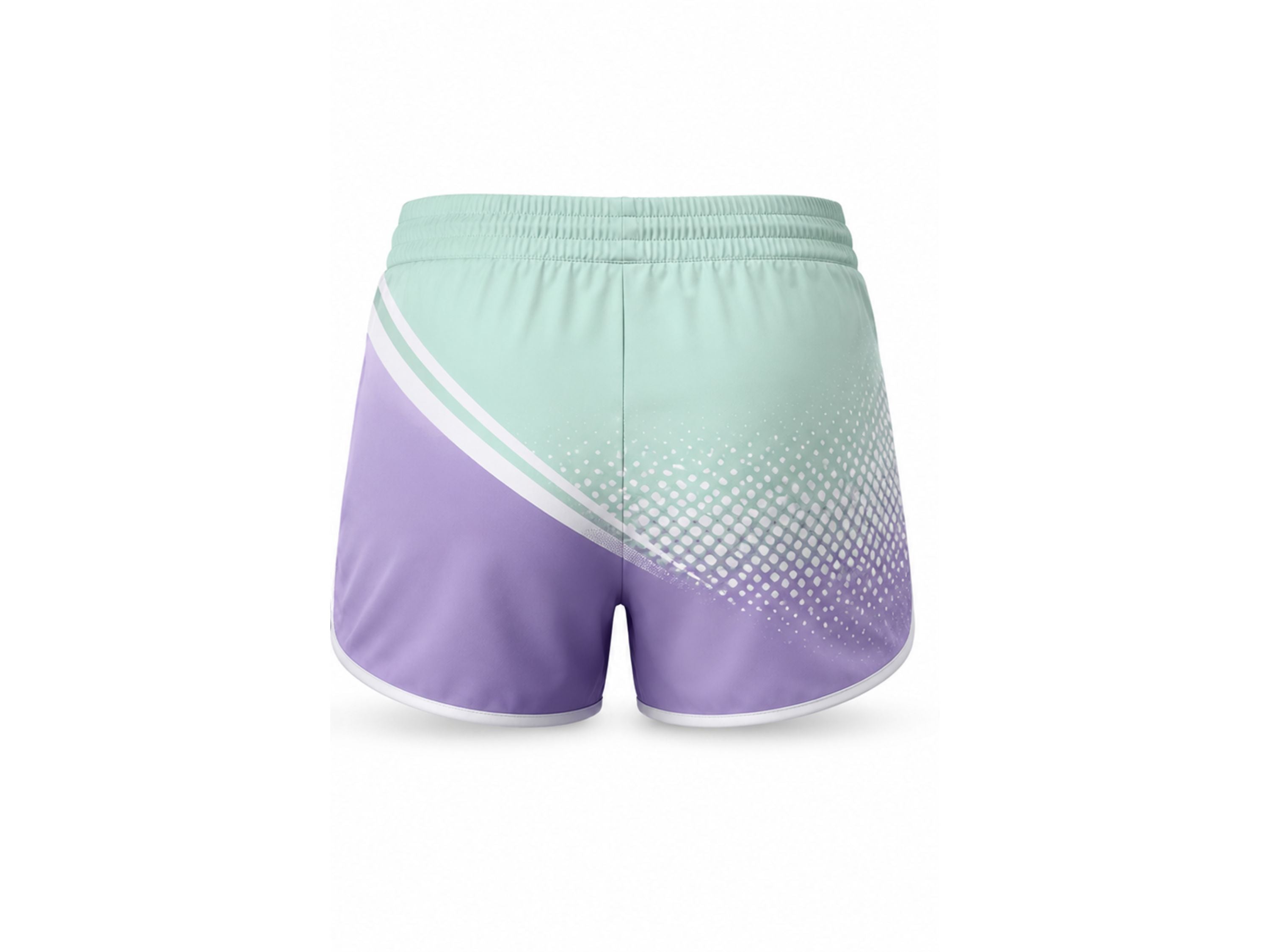 Custom Pickleball Shorts | Wholesale Pickleball Team Shorts | Mint Green Lavender White | Apparels Bridge
