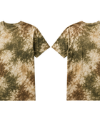 Tie Dye T Shirt Olive Brown and Beige All Over Design | B2B Low MOQ