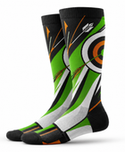 Custom Archery Arm Sleeves – Green Black Sublimated Team Shooting Accessories