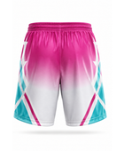 Flag Football pink, white and teal Shorts Set Performance Team Uniform, Custom Bulk/Wholesale, Low MOQ