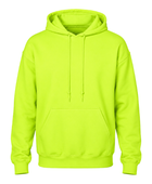 Hooded Sweatshirt B2B Low MOQ Carpet Fitter Hoodie Fluorescent Yellow Green Workwear