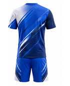 Blue & White Disc Golf Uniform – Team Jersey & Shorts, Wholesale Bulk, Low MOQ