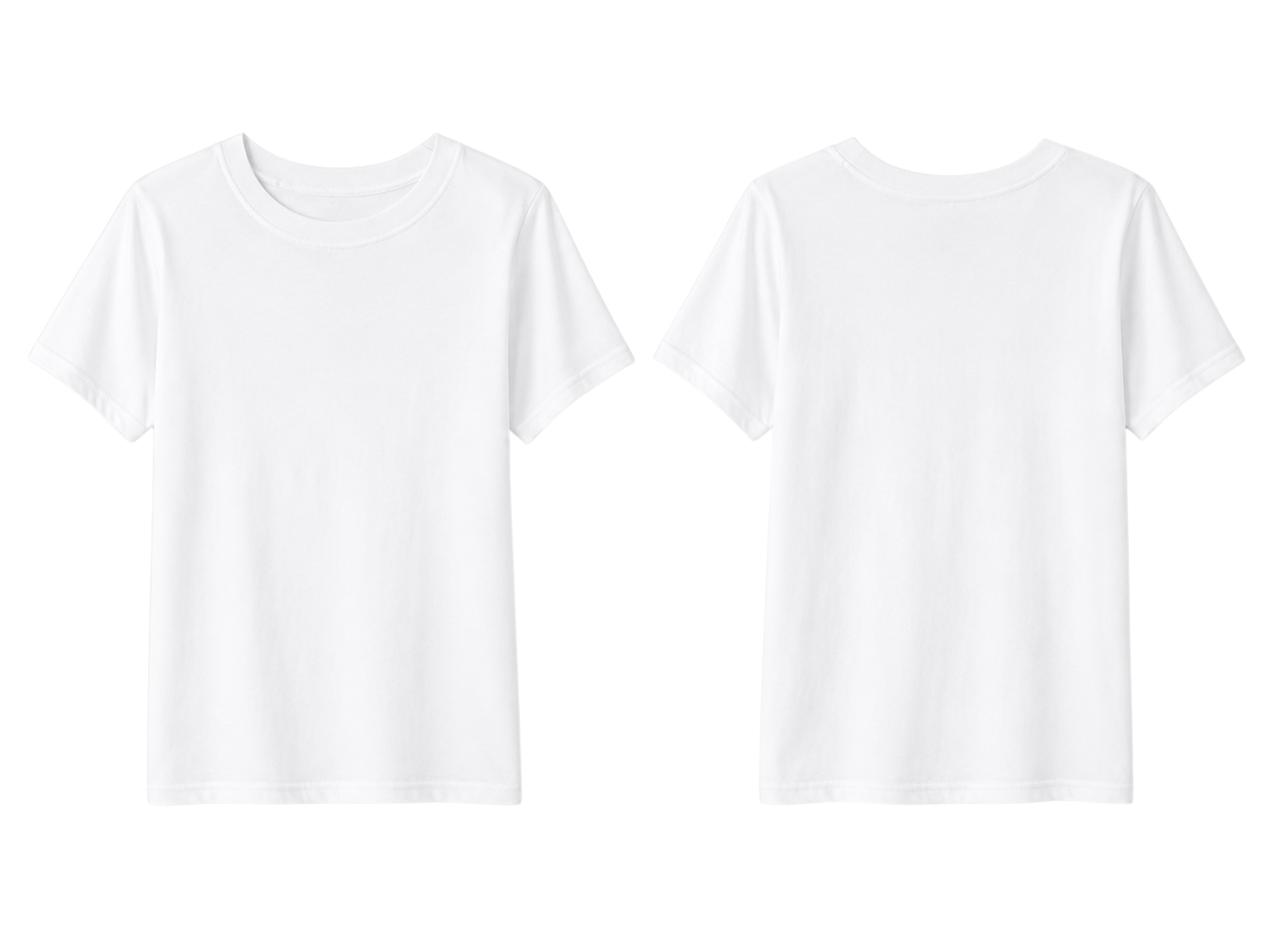 White Short Sleeve School Uniform Crewneck T-Shirt Low MOQ Schoolwear Manufacturer