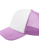 Custom Lilac White Disc Golf Trucker Cap – Wholesale Team Headwear