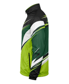 Custom Archery Full-Zip Jacket – Green Black Sublimated Team Outerwear for Clubs and Wholesale Buyers