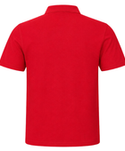 Custom Workwear Polo Shirt – Low MOQ B2B Mechanic Uniform Top in Red