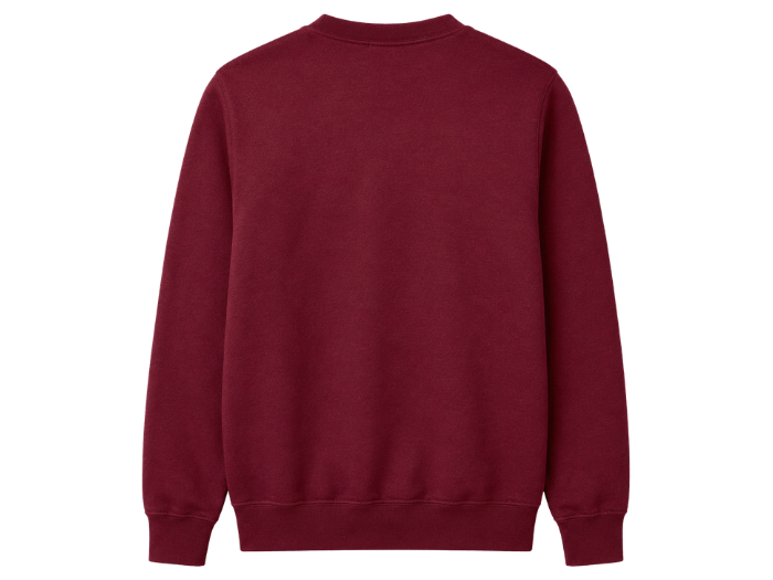 Mechanic Classic Sweatshirt – Low MOQ B2B Plain Workwear Pullover in Burgundy