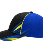Custom Black Blue Darts Cap – Wholesale Club Team Headwear