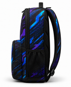 Custom Esports Gaming Backpack | Wholesale Gaming Team Bag | Black Blue Purple | Apparels Bridge