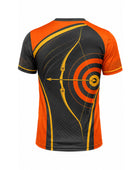 Black & Orange Archery Jersey – Wholesale Team Jersey, Low MOQ, Bulk Performance Sportswear