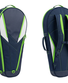 Custom Squash Racket Bag – Navy Lime Team Bag