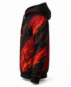 Custom Esports Hoodie | Wholesale Gaming Team Pullover Hoodie | Black Red | Apparels Bridge